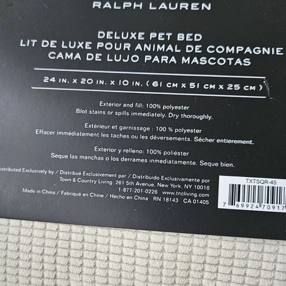 RALPH LAUREN dog bed - Picture 6 of 6